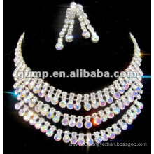 Rhinestones wedding Bridal jewelry set (GWJ12-066)